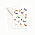 Animal Party - Birthday Card (Mini) image 0