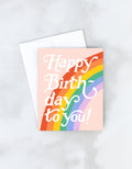 Big Rainbow Birthday Card image 0