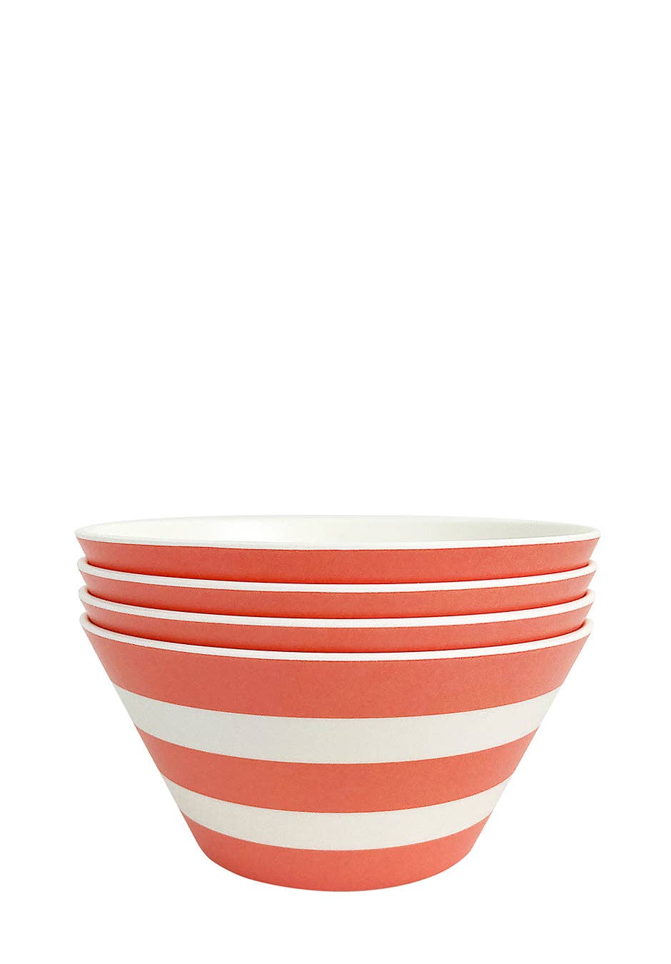 Stripe Bowl Red
