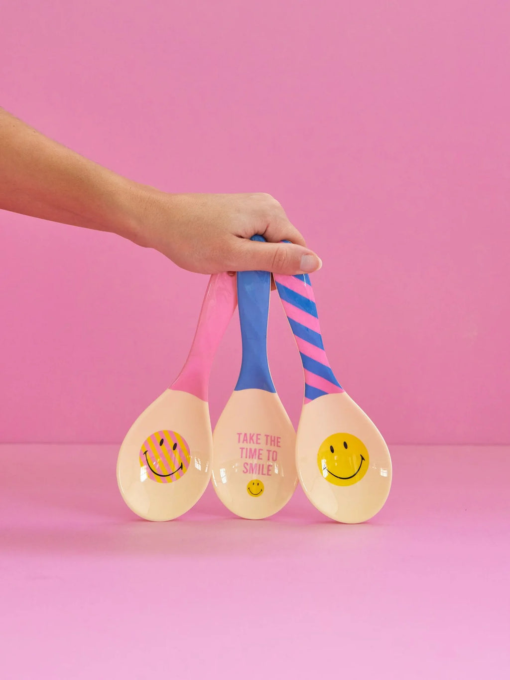 Melamine Salad Spoon - Smiley image 4