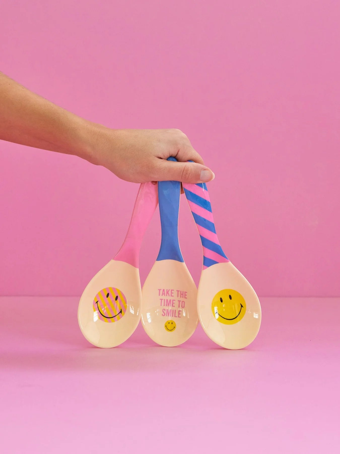 Melamine Salad Spoon - Smiley image 4