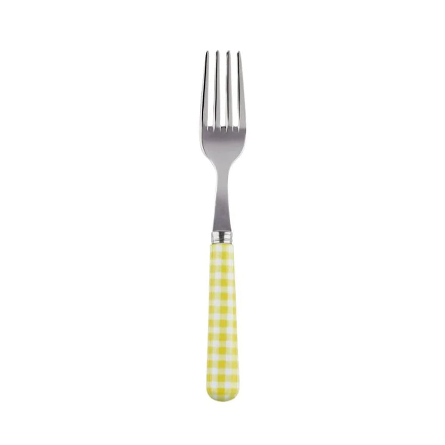 Vichy Gingham Salad Fork image 1