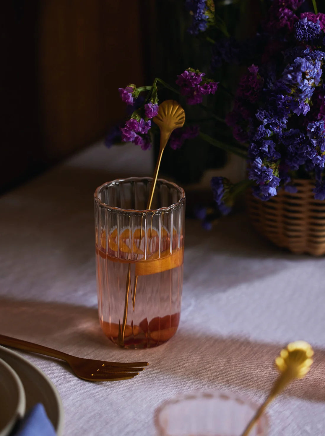 Kira Glass Tall Tumbler - Set of 2 image 2