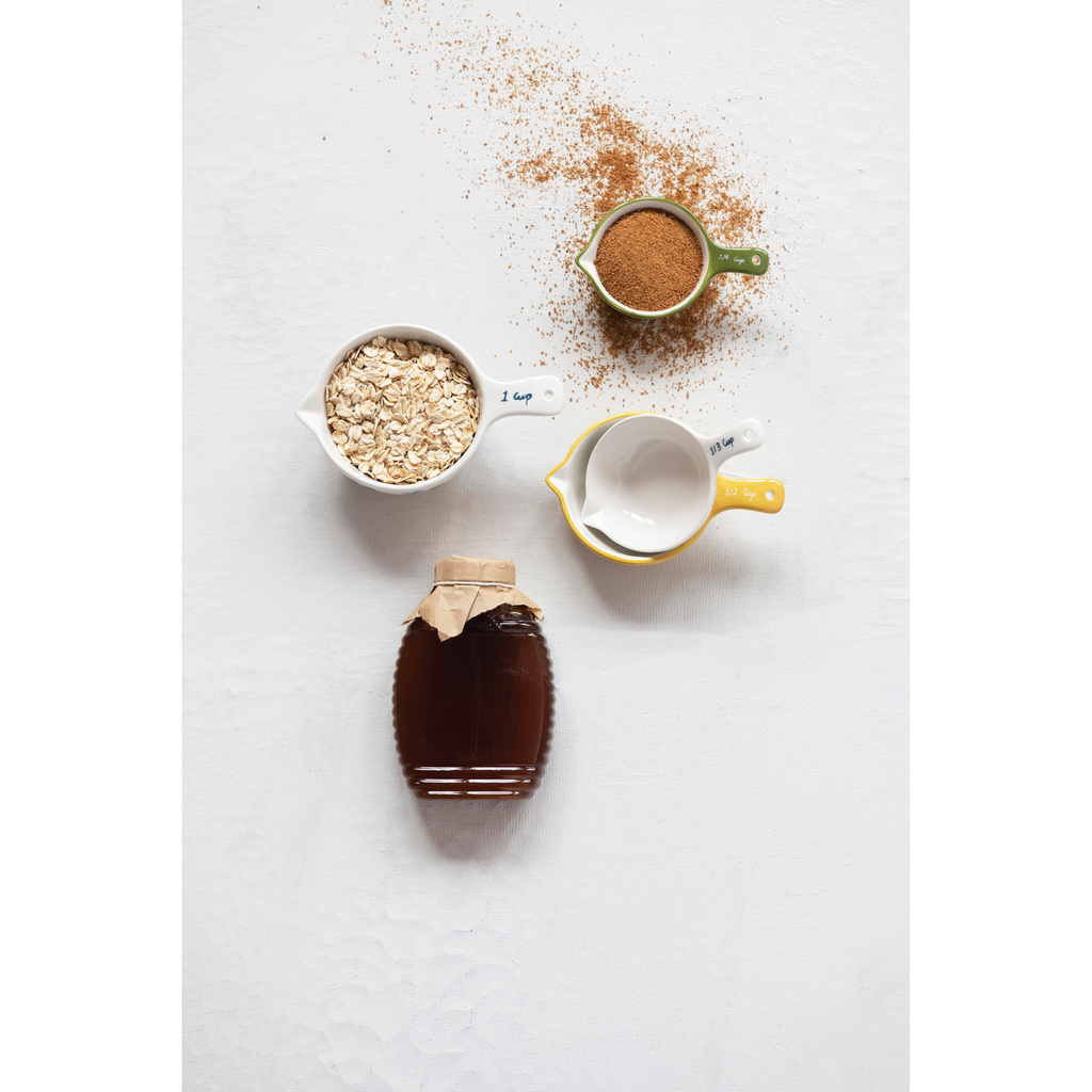 Floral Stoneware Measuring Cup image 3