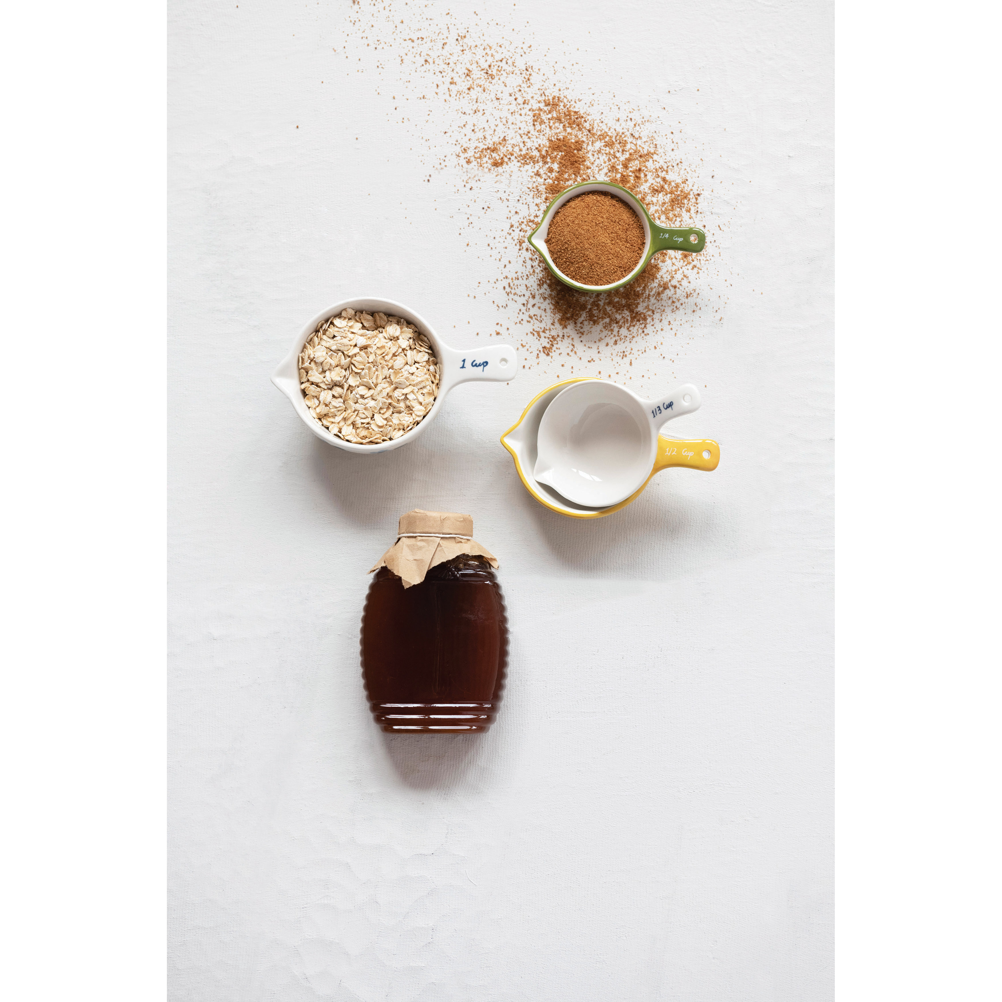 Floral Stoneware Measuring Cup image 3