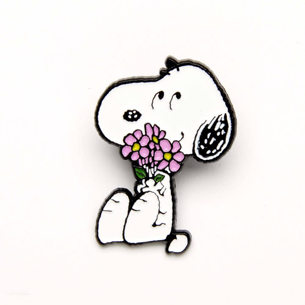 Peanuts Pin - Flowers