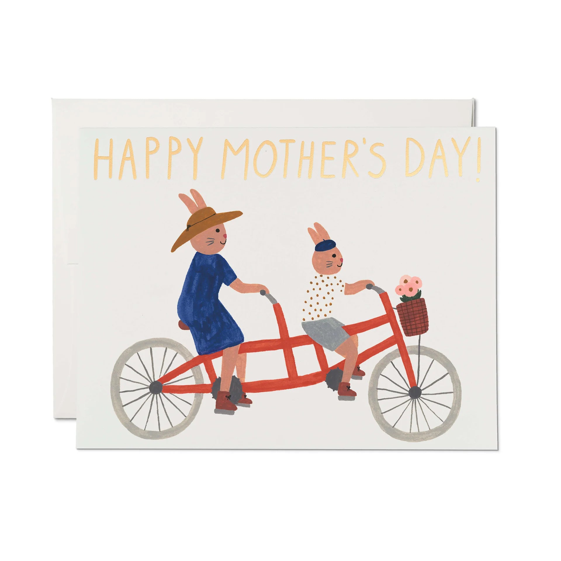 Tandem Bunnies Greeting Card image 0