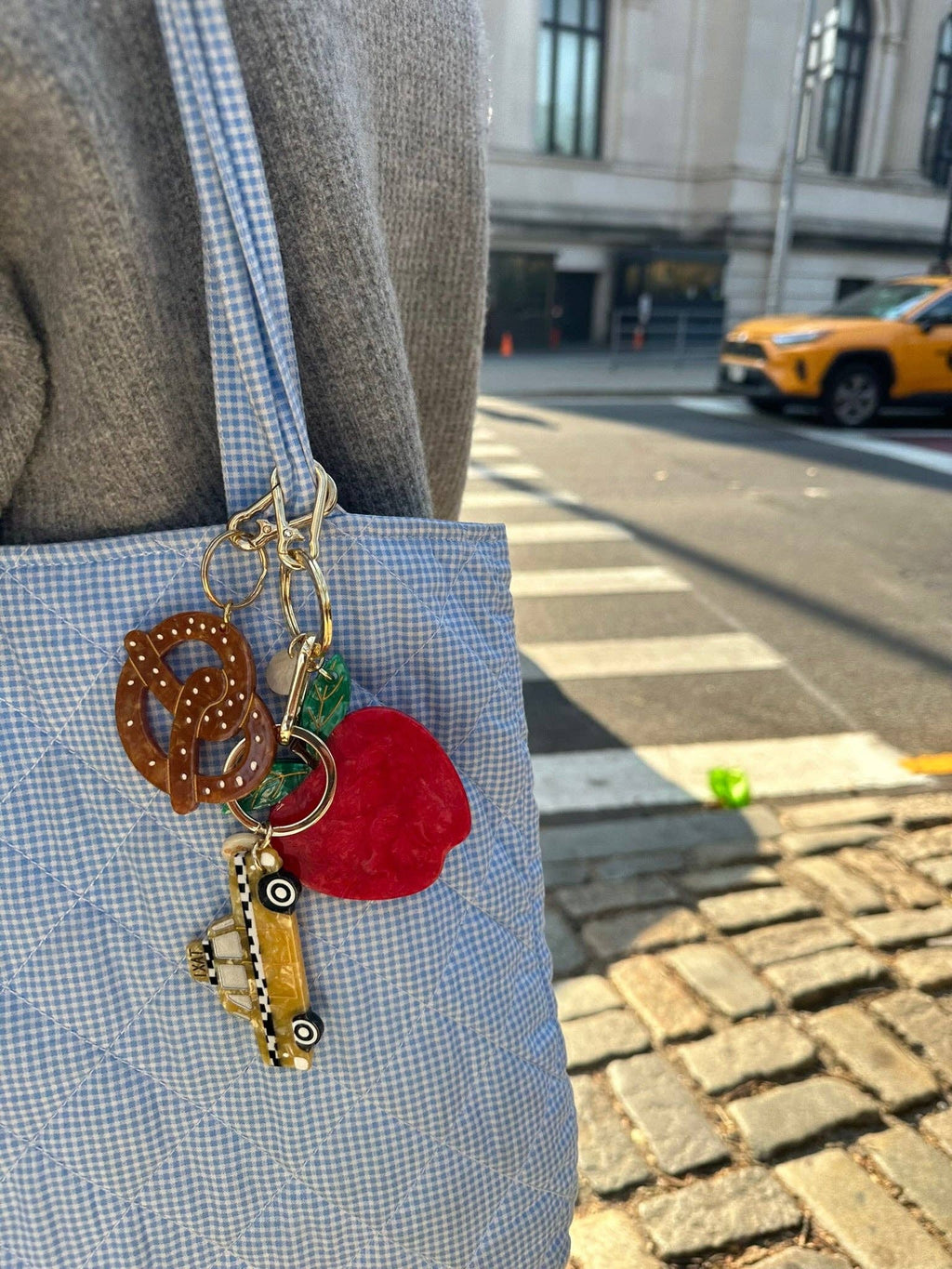 Taxicab Bag Charm