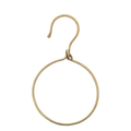 Metal Ring w/ Hook - Brass image 0