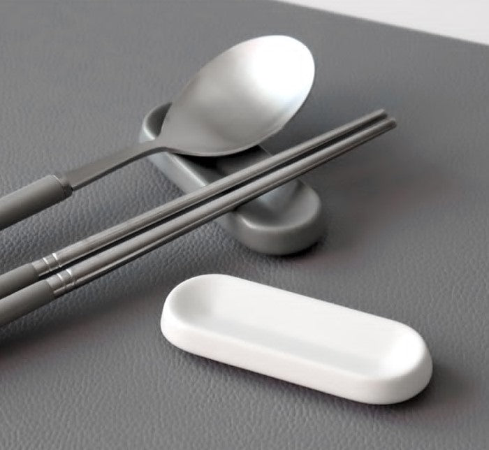 Ceramic Spoon & Chopstick Rest image 4