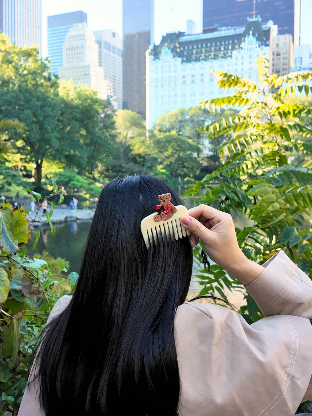 Love Teddy Pocket Hair Comb