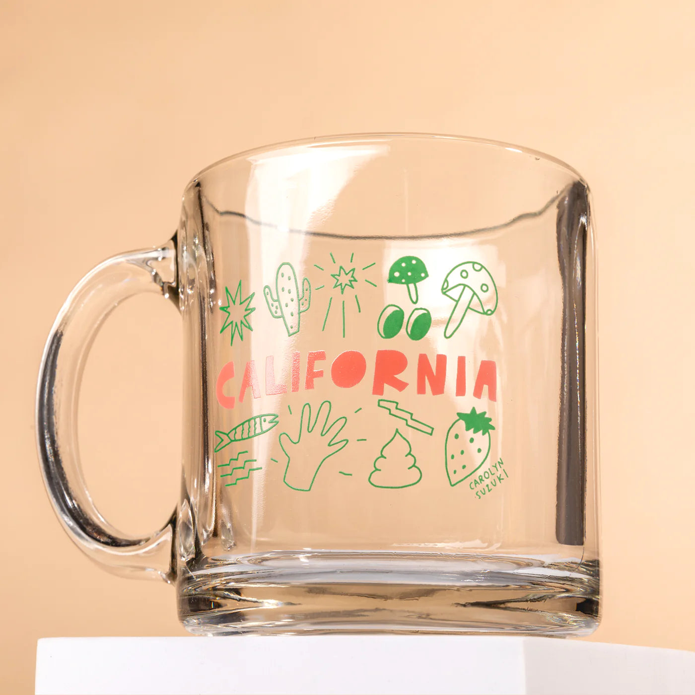 Carolyn Suzuki Glass Mug image 2