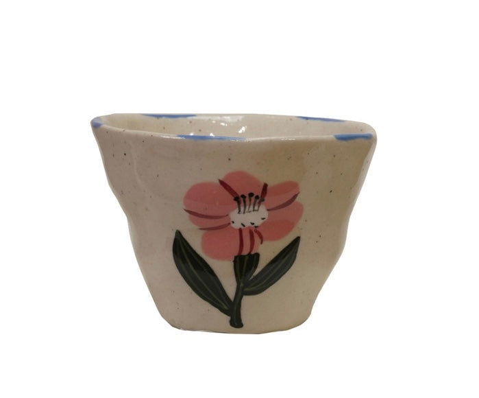Hand-Painted Stoneware Cup image 2