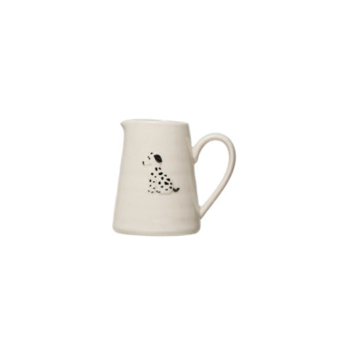 Hand-Painted Cat/Dog Stoneware Creamer image 6