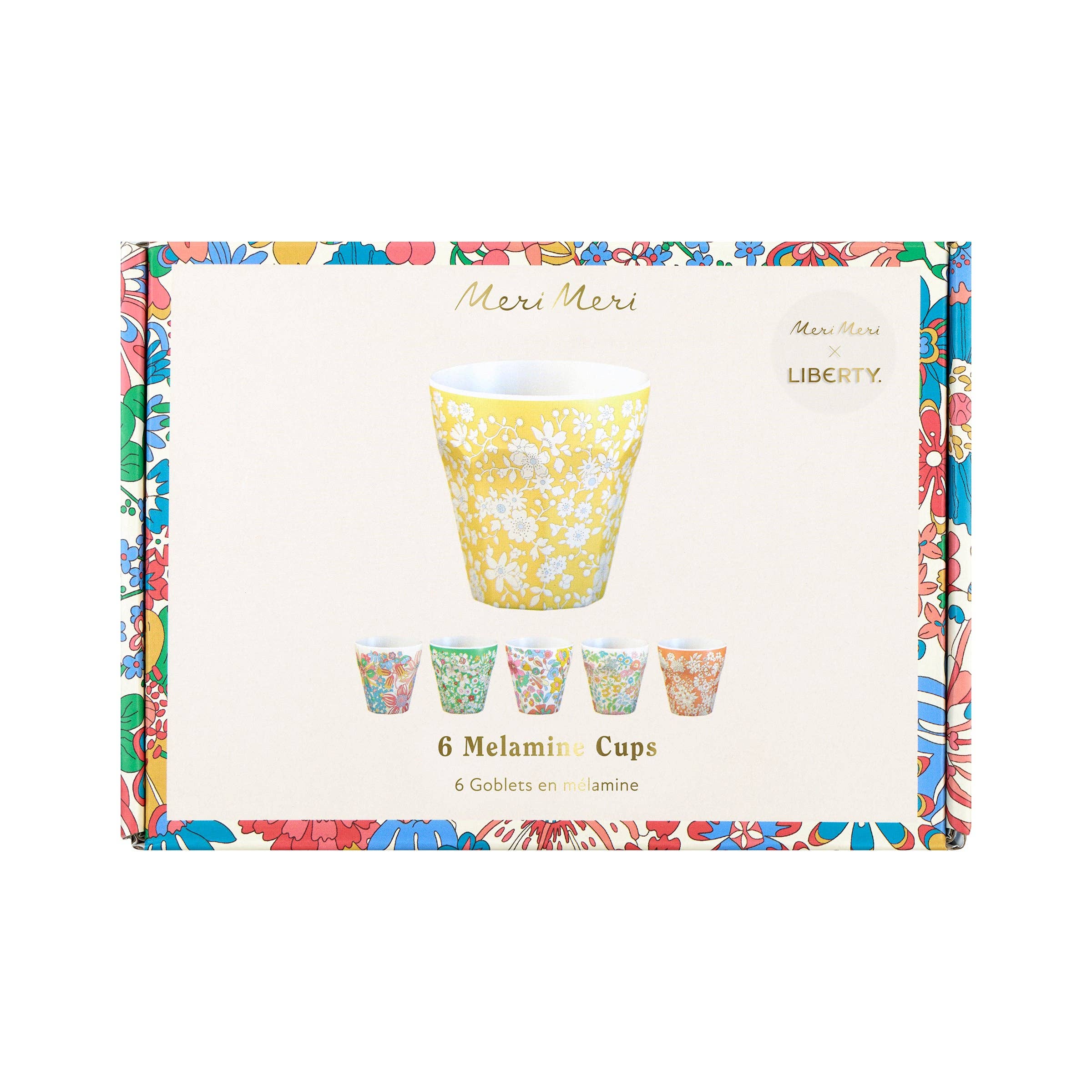 Meri Meri x Liberty Garden Party Reusable Cups