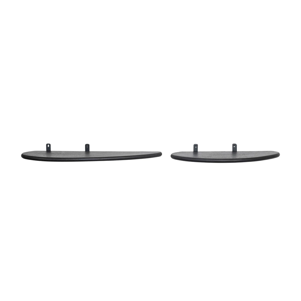 Organic Floating Wall Shelves - Set of 2 image 3