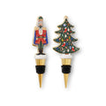 Nutcracker Porcelain Wine Stopper Set image 0