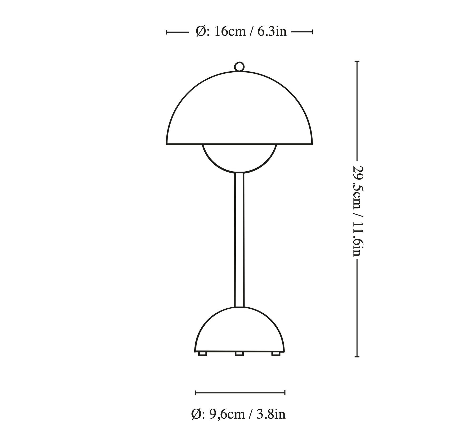 Flowerpot VP9 Portable Table Lamp image 13