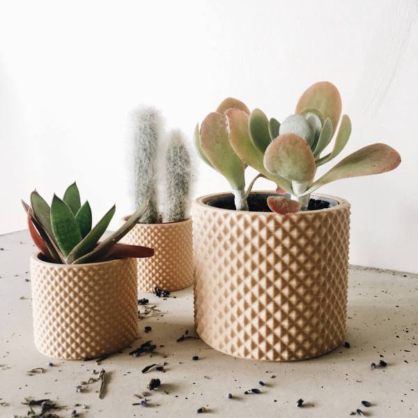 Natural Wood Planter image 2