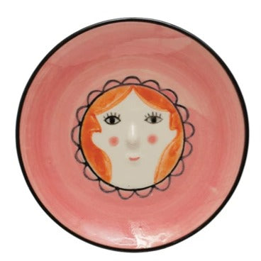 Hand Painted Lady Face Plate image 5