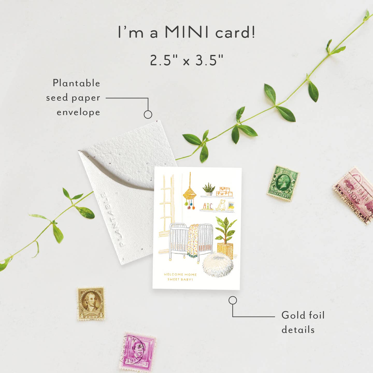 Nursery - Baby Card (Mini) image 1