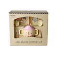 Melamine Baby Dinner 4 pcs Set - Pink