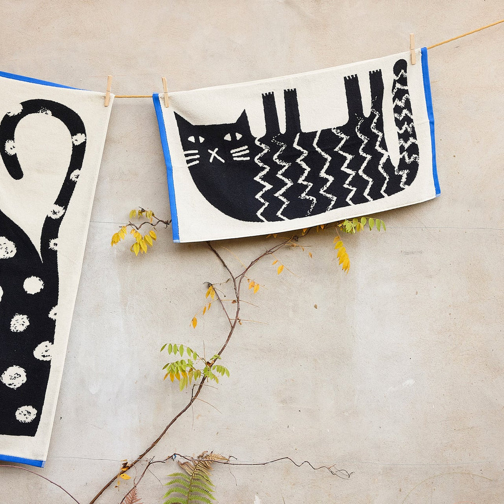 Lazy Cat Hand Towel image 3