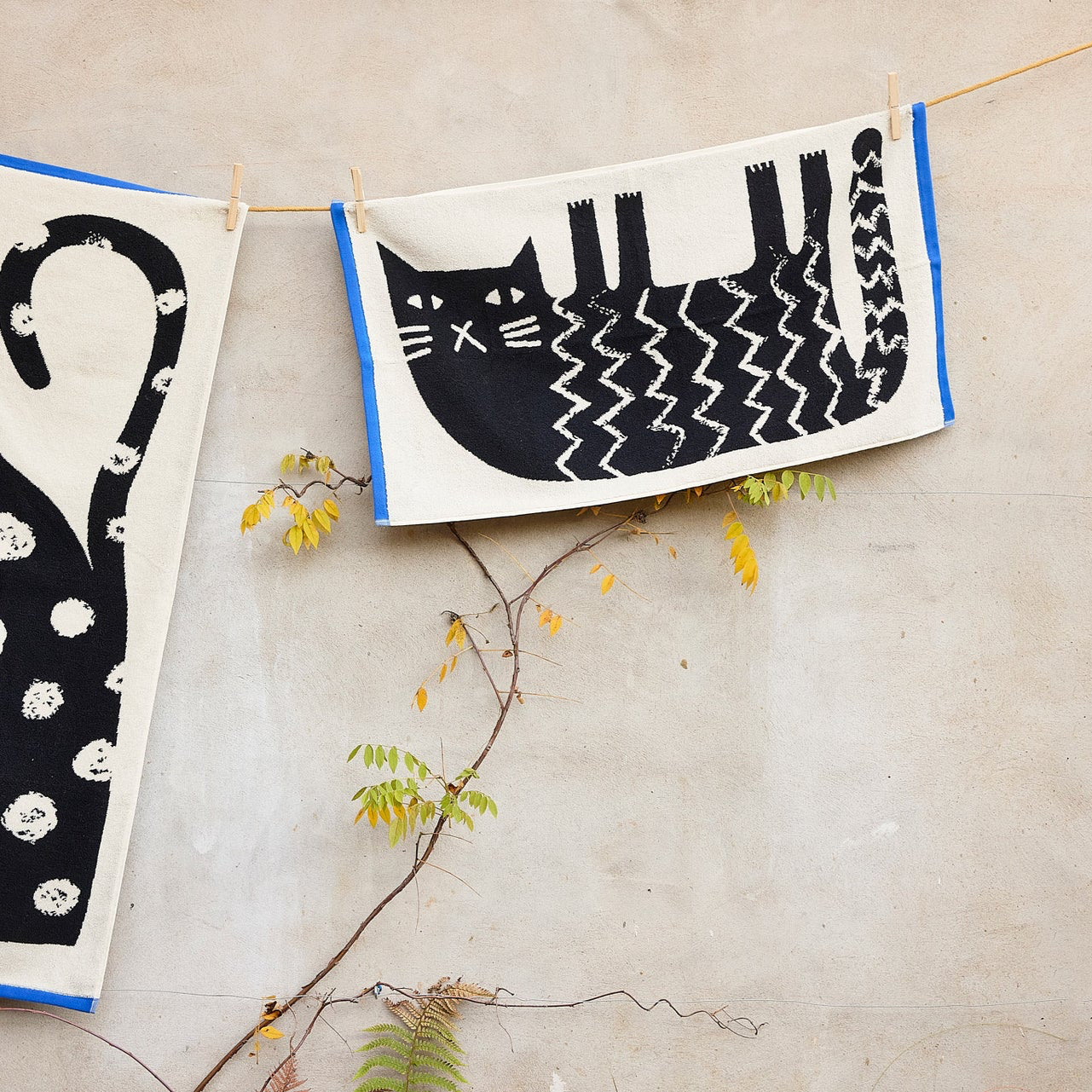 Lazy Cat Hand Towel image 3