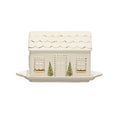 House Butter Dish w/ Gold Electroplating image 0