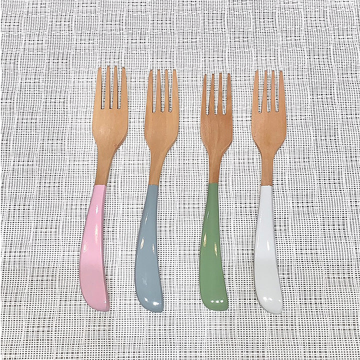 Creamy Wood Flatware image 2