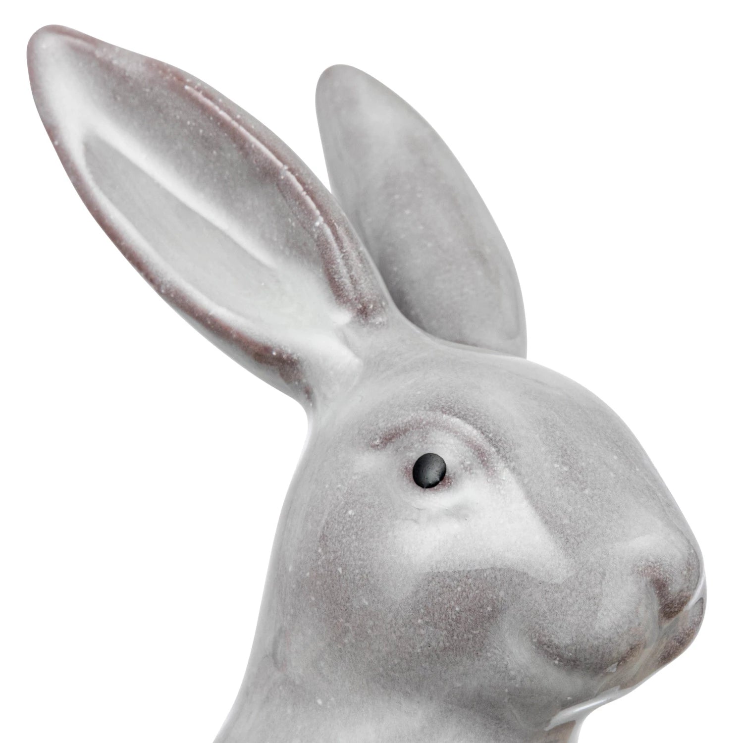 Stoneware Rabbit with Flower Shaped Bowl image 7