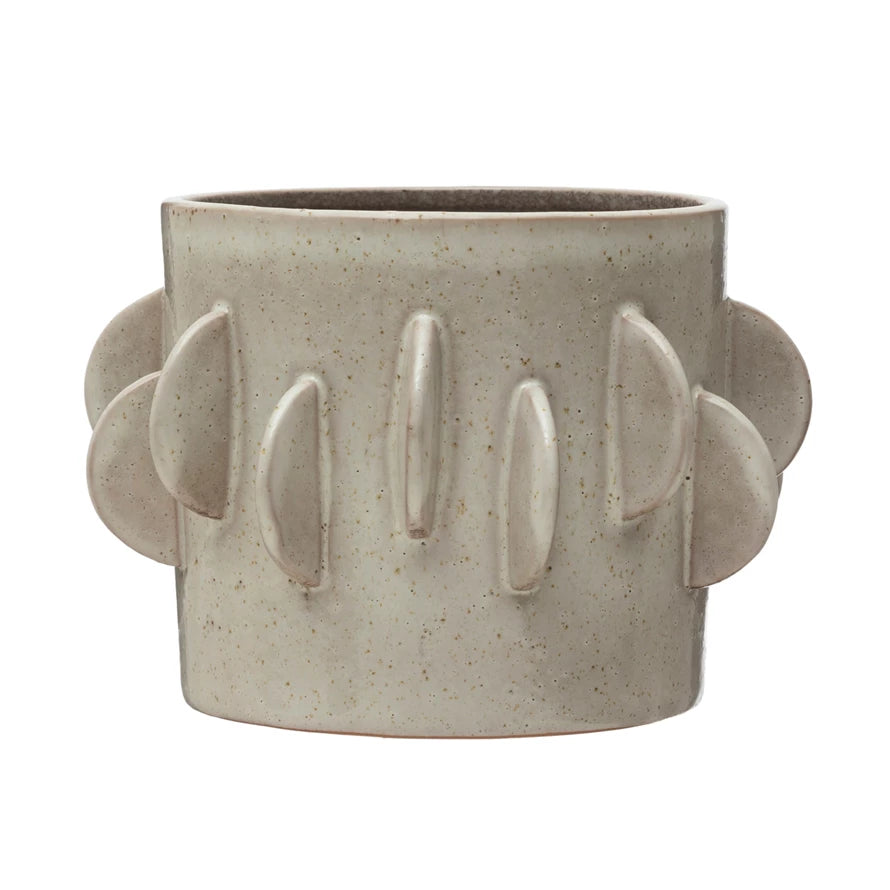 Handmade Reactive Glaze Stoneware Planter image 0