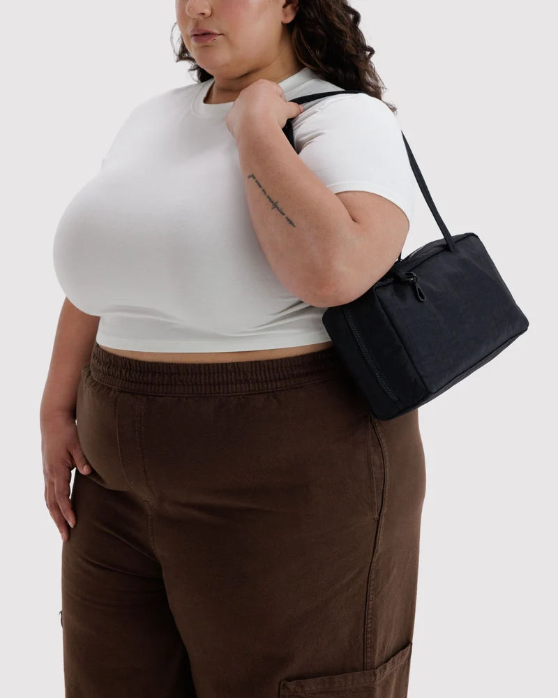 Nylon Bowler Bag - Black
