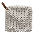 Crocheted Pot Holder w/ Leather Loop image 3