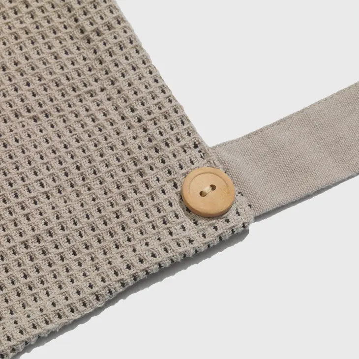 Waffle Weave Apron - Khaki image 2