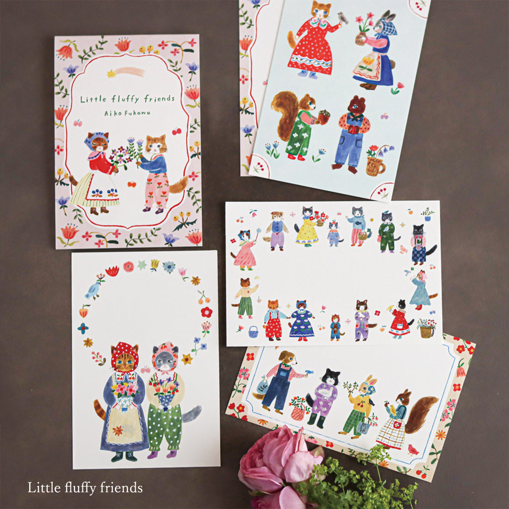 Postcard - Little Fluffy Friends image 2