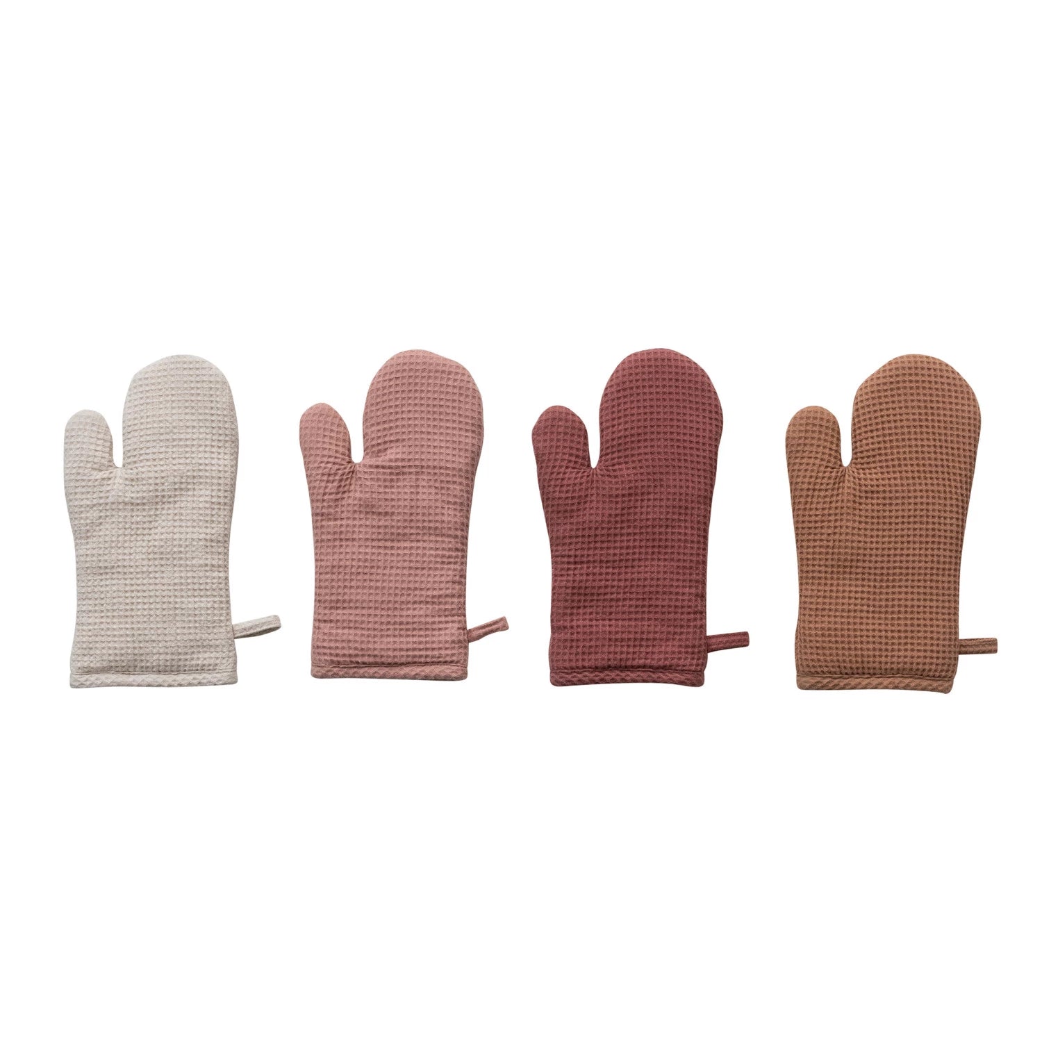 Linen & Cotton Waffle Hot Mitt image 1