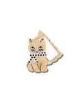 Scarf Kitten Compact Mirror