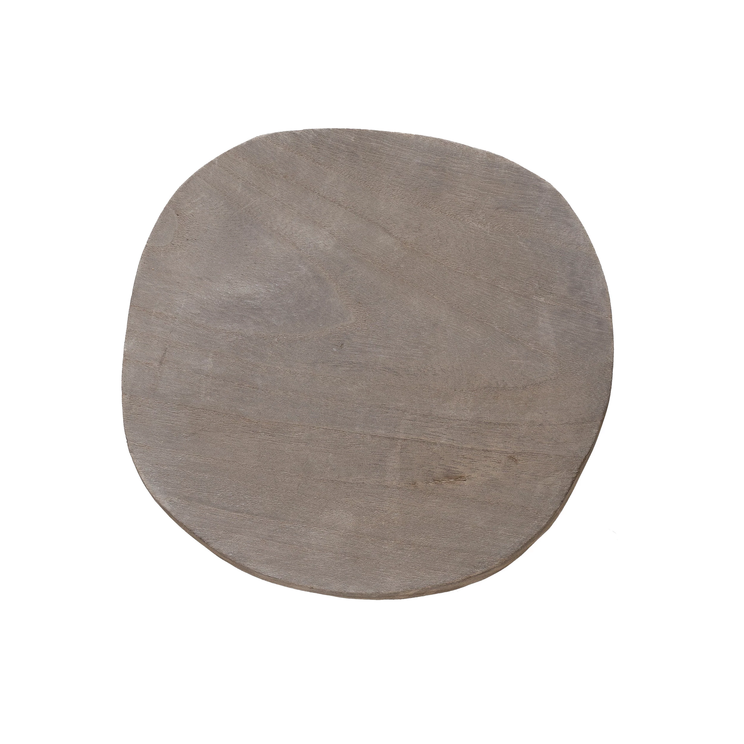 Paulownia Wood Pedestal w/ Grey Wash image 3