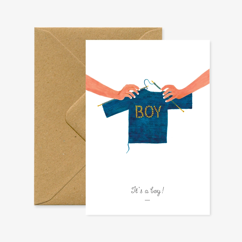 It's a Boy Greeting Card image 0