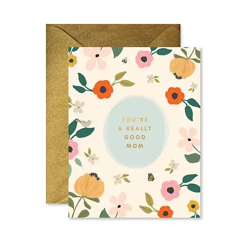 Really Good Mom Greeting Card image 0