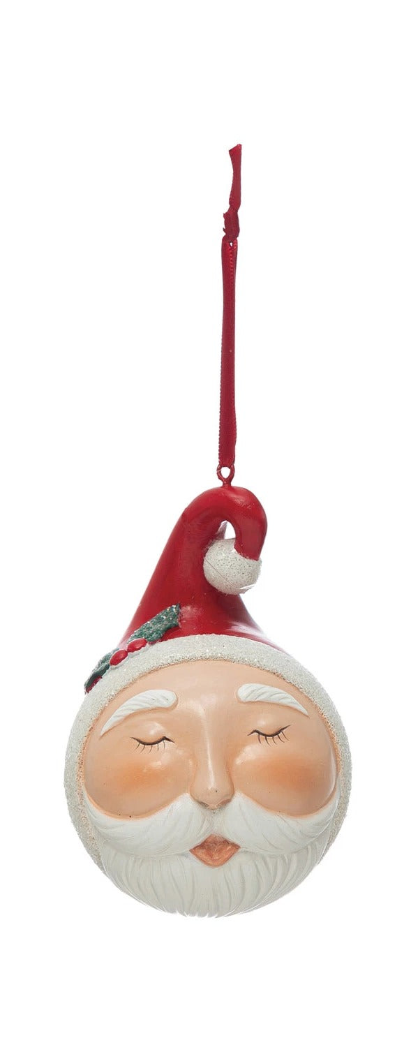 Santa Head Ornament image 2