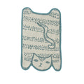 Cat Bath Mat - Tourmaline image 0