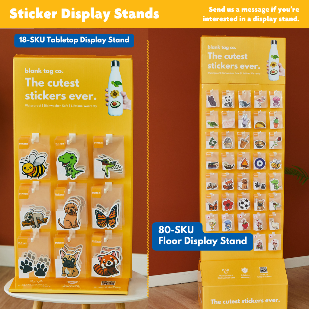 Peanuts® Waterproof Sticker - Snoopy and Woodstock Going