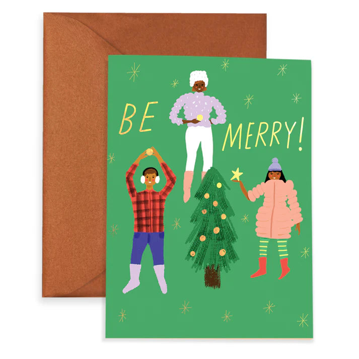 Tree Trimming Holiday Card image 0