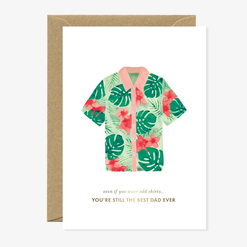 Odd Shirt Greeting Card image 0