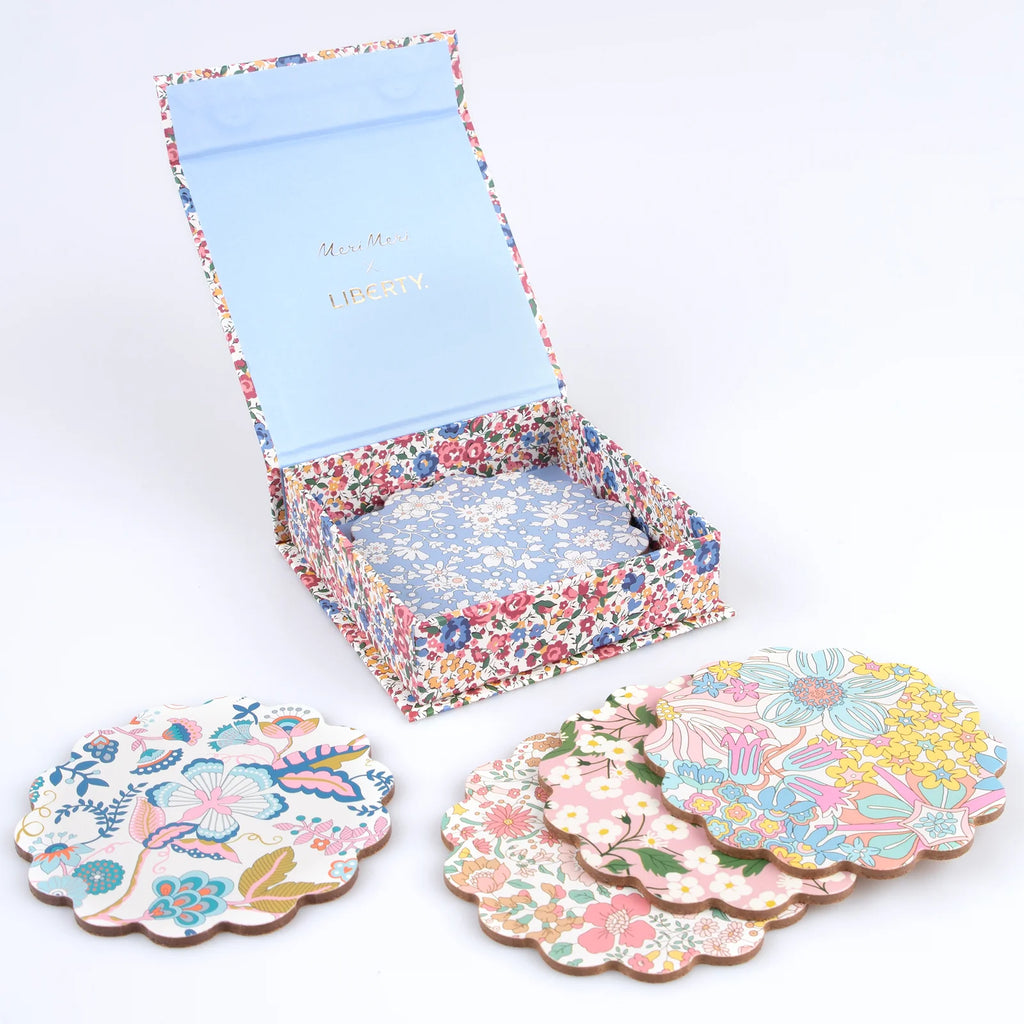 Meri Meri x Liberty Mixed Coasters Set image 9