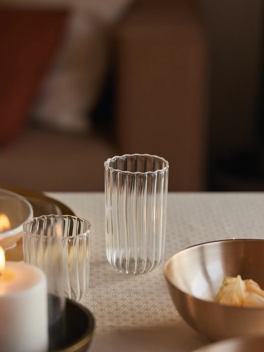 Kira Glass Tall Tumbler - Set of 2 image 1