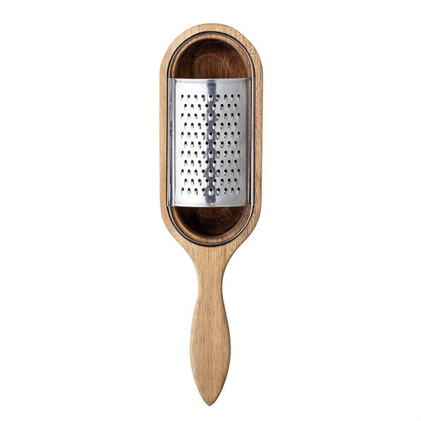 Acacia Wood & Stainless Steel Grater image 0