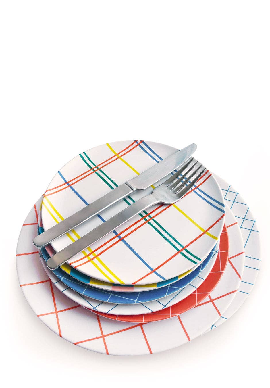 Plaid Side Plate